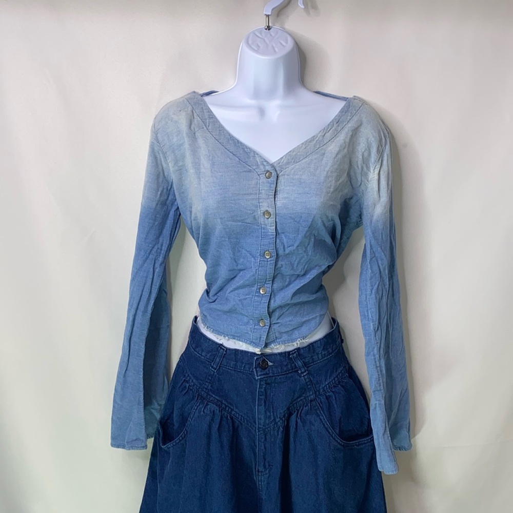 Anthropologie Bell Sleeve Reversible Top, Small